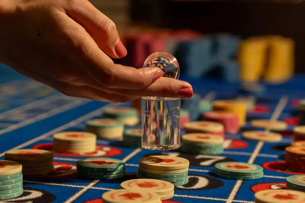 Casino interior with premium styling