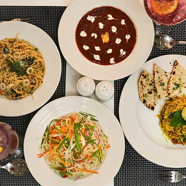 Gourmet food presentation
